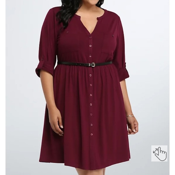 torrid Dresses & Skirts - BUTTON FRONT SHIRT DRESS